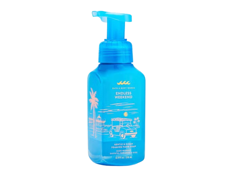 Bath & Body Works Gentle & Clean Foaming Hand Soap, Endless Weekend, 8.75 fl oz/259 mL.