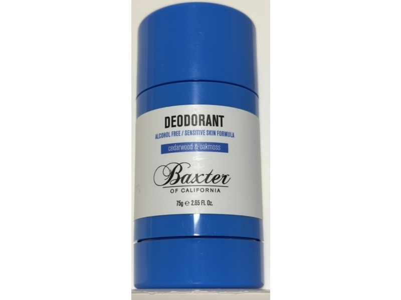 Baxter of California Deodorant, Cedarwood & Oakmoss, 2.65 fl oz/75 g