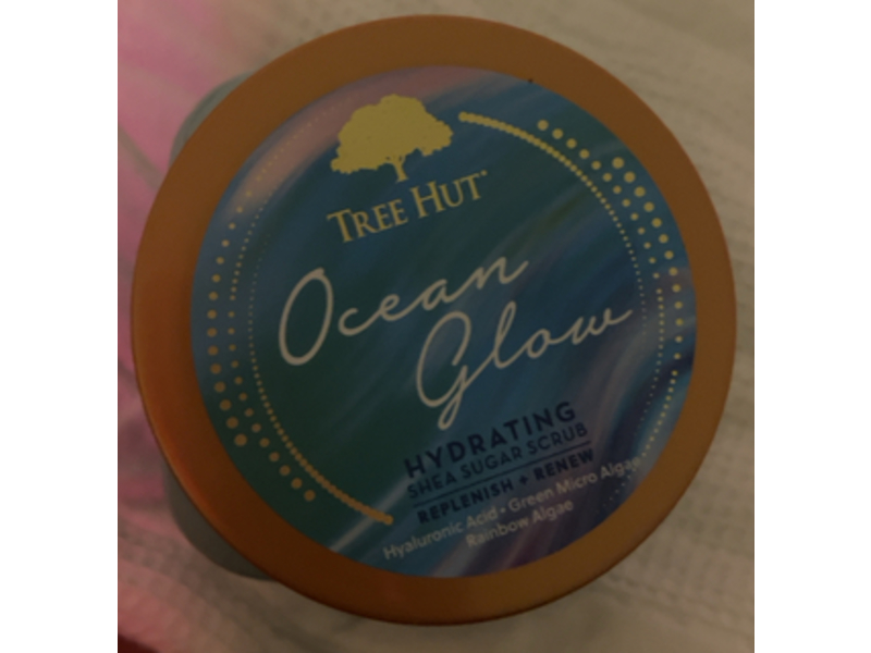 Tree Hut Hydrating Shea Sugar Scrub, Ocean Glow, 18 oz/510 g