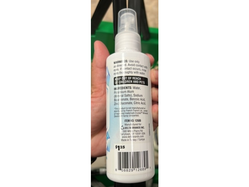 Personal Care All Over Body Mineral Deodorant, 4 fl oz/118 mL