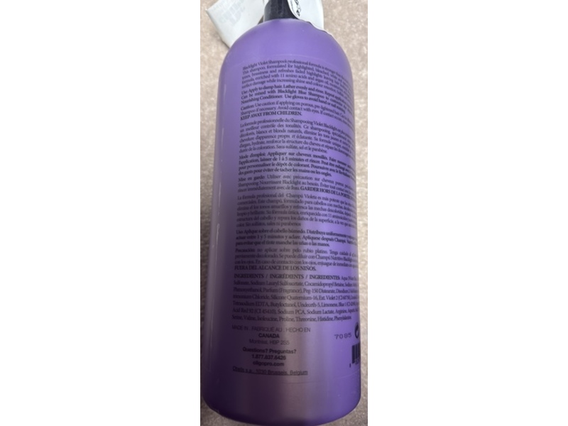 Oligo Blacklight Anti-Yellow Violet Shampoo, 32 fl oz/1 L