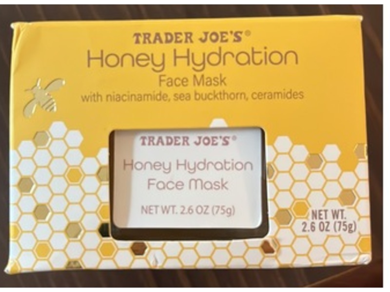 Trader Joe's Face Mask, Honey Hydration, 2.6 oz/75 g