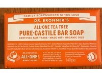 Dr. Bronner's All-One Pure-Castile Bar Soap, Tea Tree, 140 g - Image 3