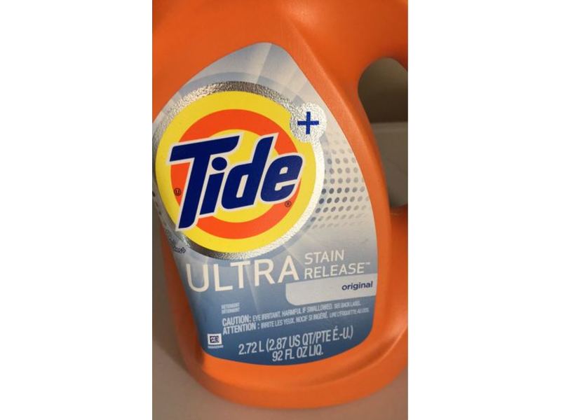 Tide + Ultra Stain Release Detergent, Original, 48 Loads, 92 fl oz/2.72 L