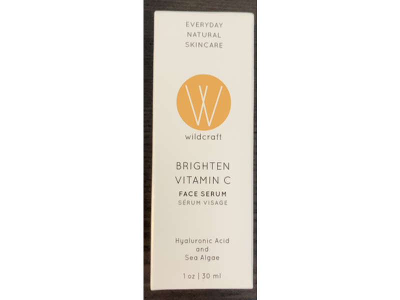 Wildcraft Everyday Natural Skincare Face Serum, Brighten Vitamin C, 1 oz/30 mL