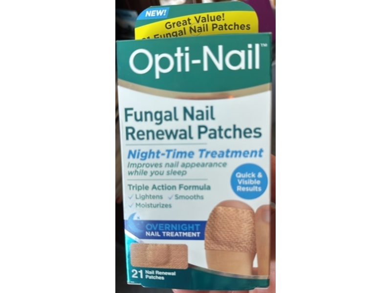 Opti-Nail Fungal Nail Renewal Patches, 21 Count
