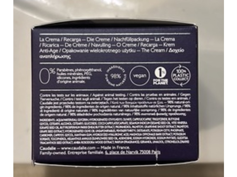 Caudalie Premier Cru The Cream Refill, 1.6 fl oz/50 mL
