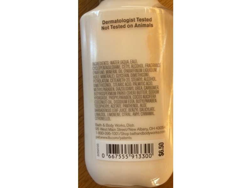 Bath & Body Works Body Lotion, Bubbly Rose, 3 fl oz/88 mL