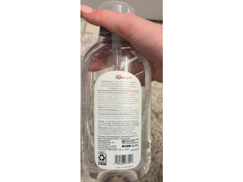 Cvs Health All in One Micellar Cleansing Water, 23.7 fl oz/700 mL