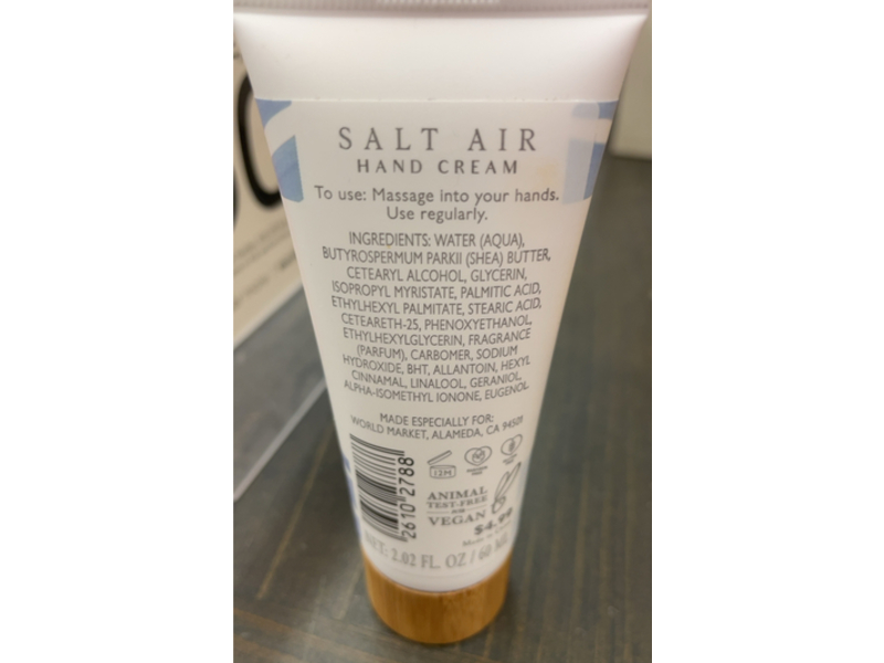 Saltair Hand Cream, 2.02 fl oz/60 mL