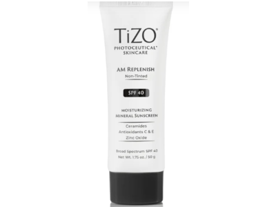 Tizo Photoceutical AM Replenish Non Tinted Moisturizing Mineral Sunscreen, SPF 40, 1.75 fl oz/50 g