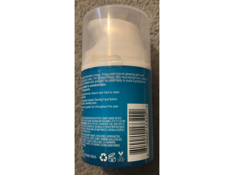 Bondi Sands Gradual Tan Face Lotion, Shea Butter, 1.69 fl oz/50 mL