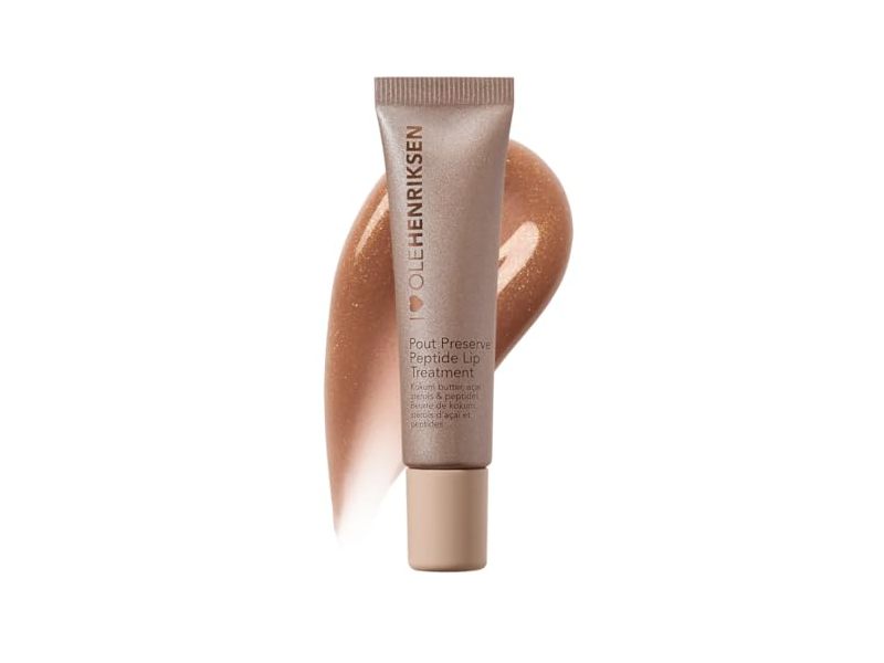 Ole Henriksen Pout Preserve Hydrating Peptide Lip Treatment, Crème Brûlée, 0.4 fl oz/12 mL