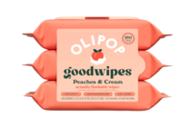 Olipop Good Wipes, Peaches & Cream, 150 Count - thumbnail 1