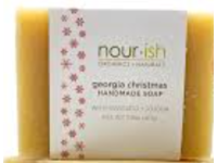 Nourish Handmade Soap, Georgia Christmas, Avocado + Jojoba, 5.9 oz/167 g - thumbnail 1