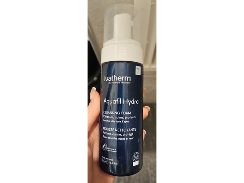Ivatherm Aquafil Hydra Cleansing Foam, 5.41 fl oz/160 mL