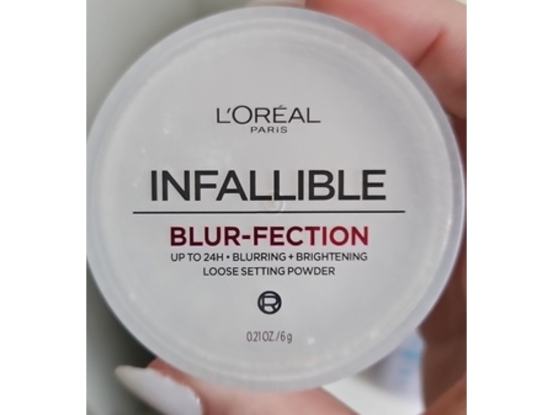 L'Oreal Paris Infallible Blur-Fection Loose Setting Powder, 20 Translucent Light, 0.21 oz/6 g