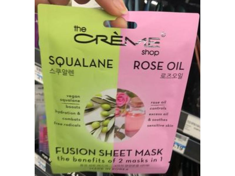 The Creme Shop Squalane Rose Oil Fusion Sheet Mask