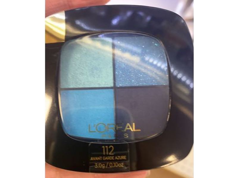 Loreal Paris Colour Riche Eye Pocket Palette Eye Shadow, 112 Avant Garde Azure, 0.1 oz/3 g
