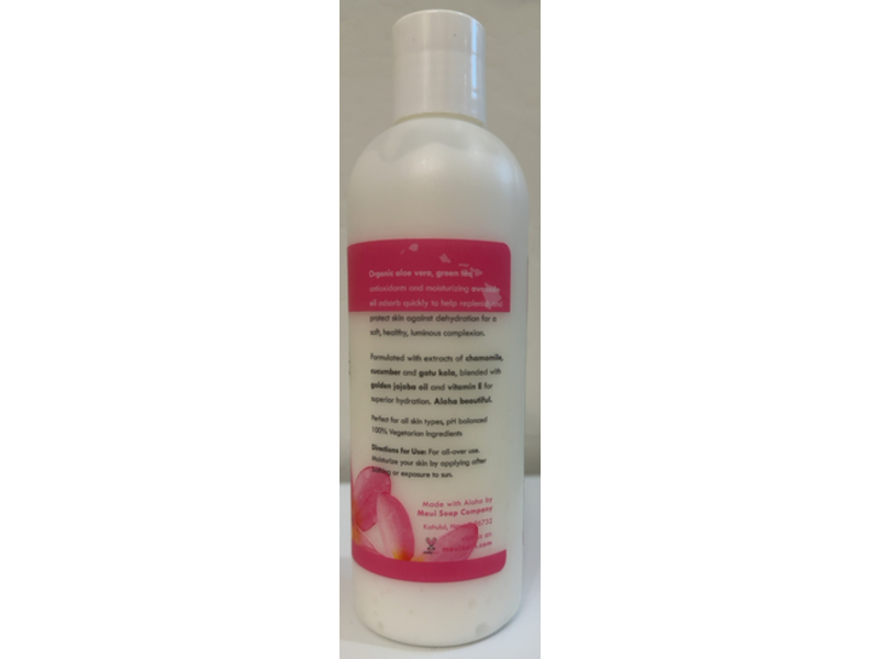 Maui Soap Company Plumeria Hawaiian Body Lotion, 8 oz/237 mL