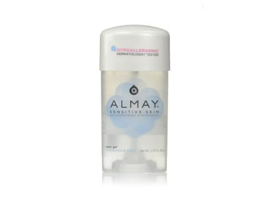 Almay Deodorant Antiperspirant Gel, Clear, 2.25 oz/63 g