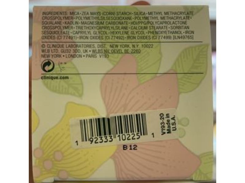 Clinique Blended Face Powder, 20 Invisible Blend, 0.88 oz/25g