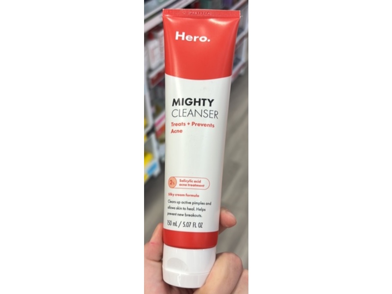 Hero Cosmetics Mighty Cleanser, 2% salicylic acid, 5.07 fl oz/150 mL
