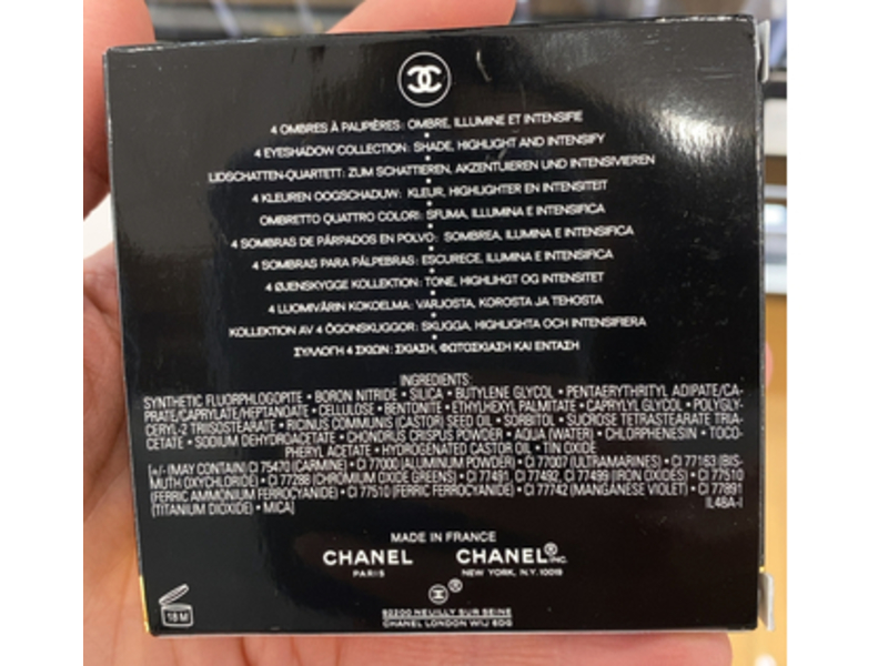 Chanel LES 4 Ombres Multi-Effect Quadra Eyeshadow, 266 Tisse Essentiel, 0.04 oz/1.2 g