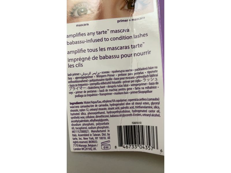 Tarte Cosmetics Opening Act Lash Primer, 0.16 fl oz/5 ml