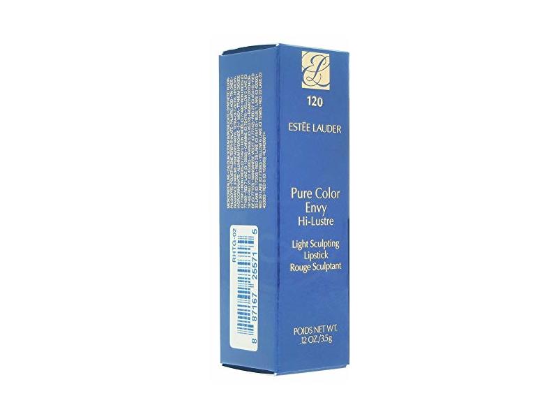 Estee Lauder Pure Color Envy HiLuster Light Lipstick, No. 120 Naked Ambition, 0.12 Ounce