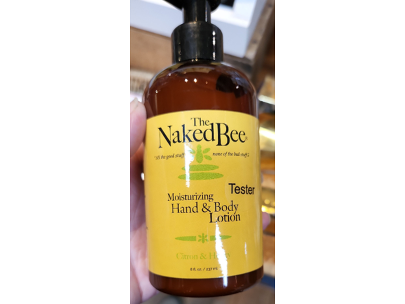 The Naked Bee Moisturizing Hand & Body Lotion, Citron & Honey, 8 fl oz/237 mL
