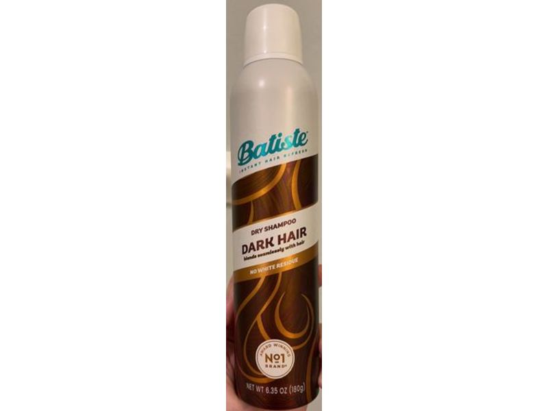 Batiste Dry Shampoo, Dark Hair, 6.35 oz/180 g, Pack Of 2