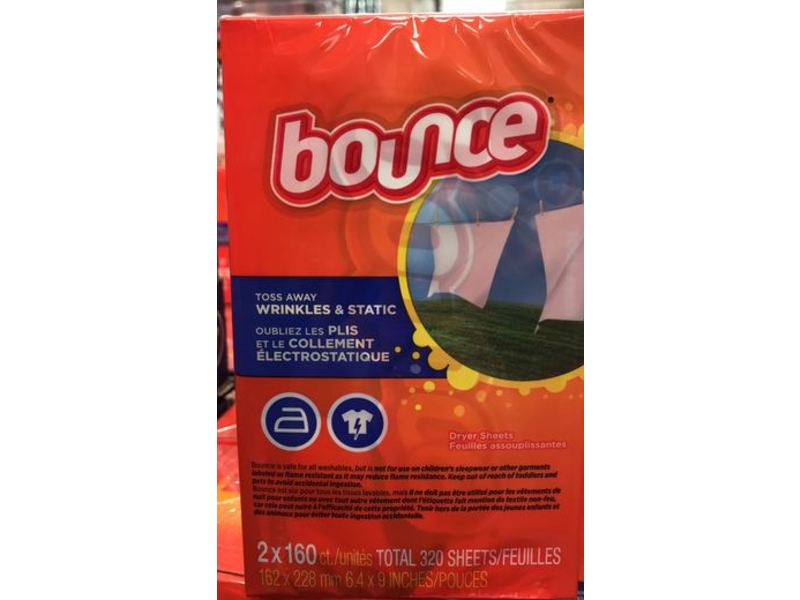 Bounce Outdoor Fresh Dryer Sheets, 320 Count