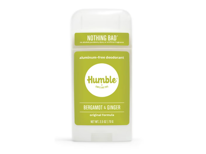 Humble Nothing Bad Aluminum Free Deodorant, Bergamot & Ginger, 2.5 oz/70 g