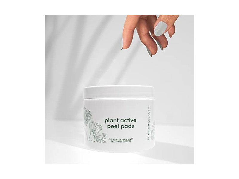 Fitglow Beauty Natural Plant Active Peel Pads, 50 Pads
