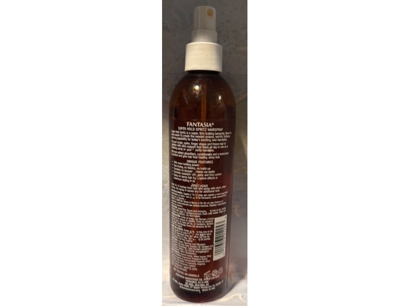 Fantasia Liquid Mousse Super Hold Spritz Hair Spary Super Hold, 12 fl oz/355 mL
