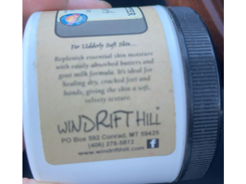 Wildrift Hill Mother Earth Body Butter, Goat Milk, Shea & Mango Butters, 4 oz