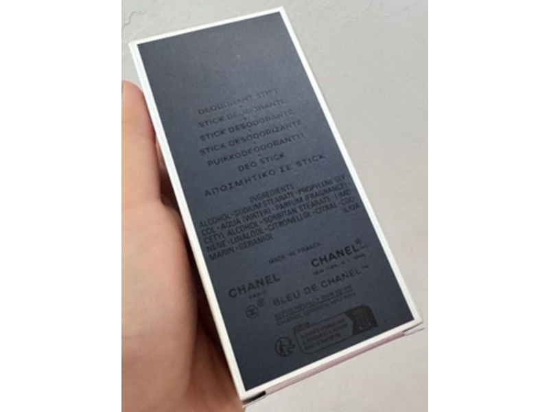 Chanel De Bleu Deodorant Stick, 2 oz/75 mL