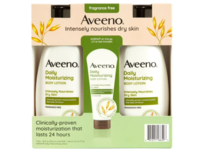 Aveeno Daily Moisturizing Body Lotion Set, Fragrance Free, Pack Of 3 - thumbnail 1