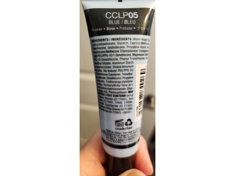 NYX Cosmetics Color Correcting Liquid Primer, Blue, 1 01 fl oz/30 mL