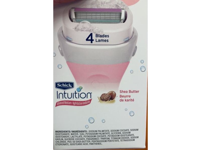 Schick Intuition Advanced Moisture, Shea Butter, 0.35 oz