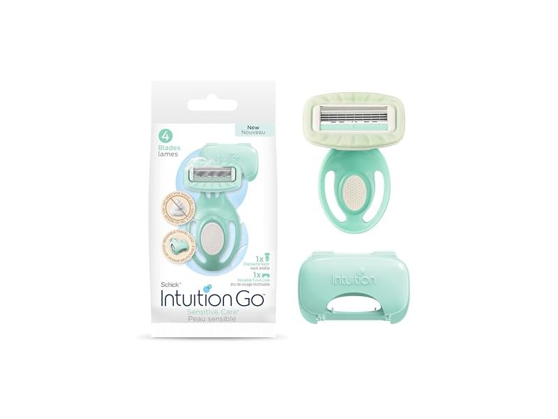 Schick Intuition Go Disposable Razor, Aloe, 1 Count