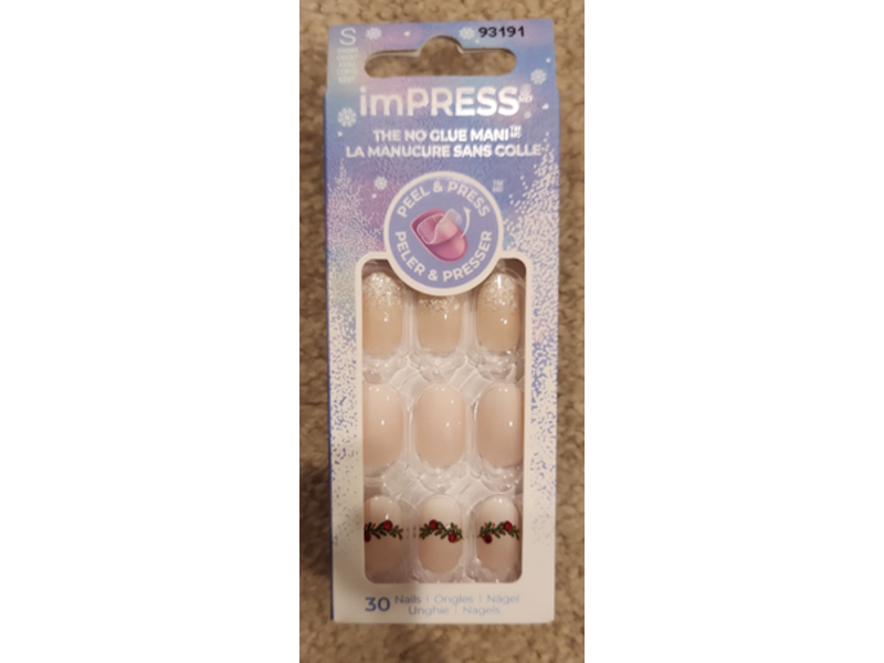 Impress The No Glue Mani Press On Nails, The Simple Joys, 30 Count