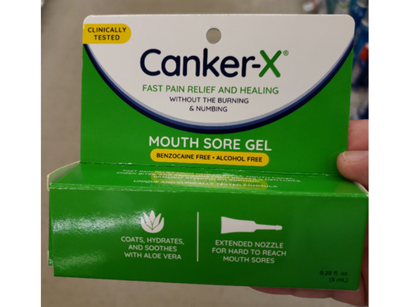 Canker - X Mouth Sore Gel, 0.28 fl oz/8 mL