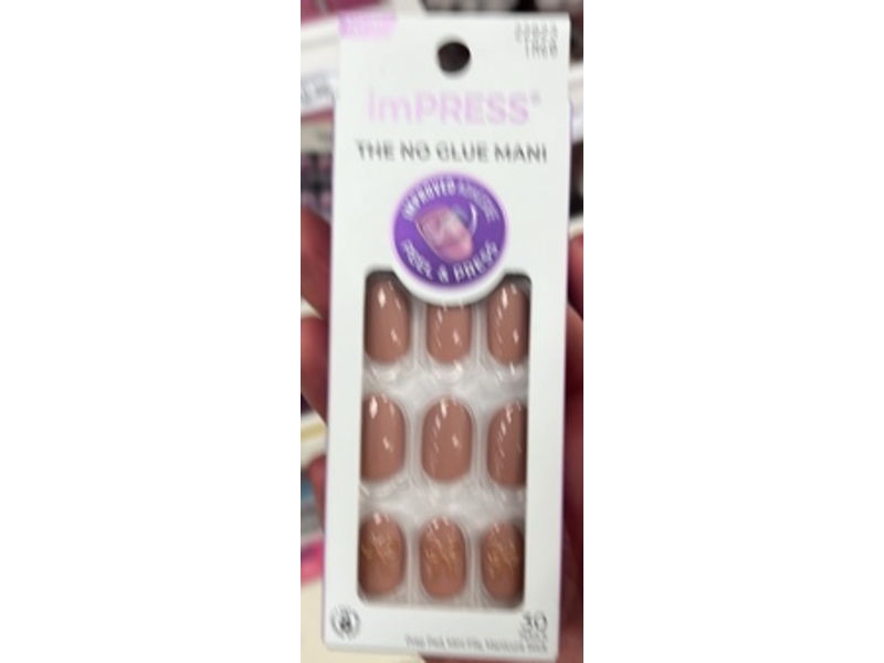 Impress The No Glue Mani Nails, Close To You, 30 Count