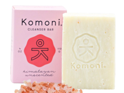 Komoni Himalayan Cleanser Bar, Unscented, 4 oz/113 g