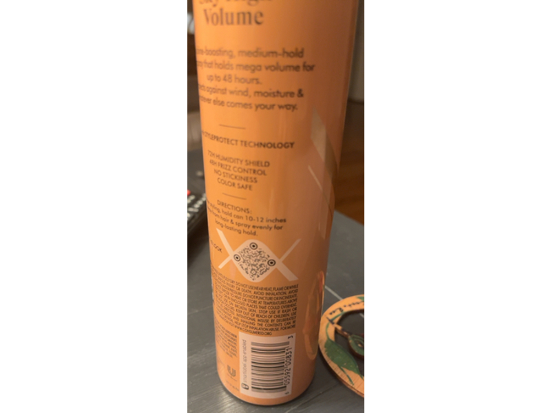 Nexxus XXL Volume Hairspray, Medium Hold, 10 oz/263 g