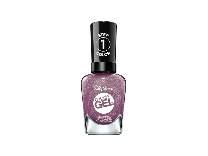 Sally Hansen Miracle Gel Nail Polish, 564 Metro Midnight, 0.50 fl oz/14.7 mL