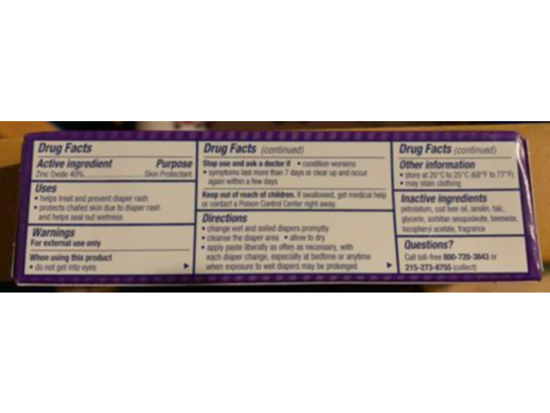 Desitin Maximum Strength Diaper Rash Paste, Zinc Oxide, 1 oz/28 g
