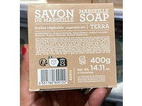 Terra Savon Marseille Soap, Vegetable Oils, 400 g - thumbnail 3